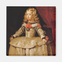 Infanta Margarita Koelkast Magneetjes