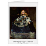 Infanta Margarita Teresa In A Blue Dress Greeting Cards