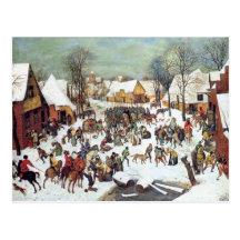 Infanticide in Bethlehem by Pieter Bruegel Post Cards