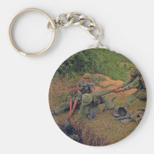 Infantry Platoon in Operation Oregon Vietnam War Key Chains