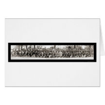 Infantrymen Rifles WWI Photo 1917 Greeting Card