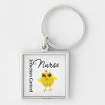 Infection Control Nurse Chick v1 Keychains