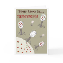 Infectious Love Greeting Cards