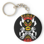 Inferno Luchador Mexican Wrestler Keychain