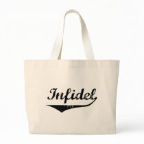 Infidel 2 tote bags