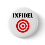 Infidel (with target) pin