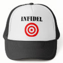 Infidel (with target) hats