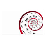 Infinite clock business card templates