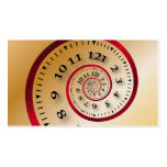 Infinite clock business cards