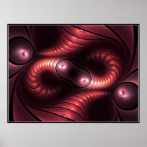 Infinite Giger Poster (red)