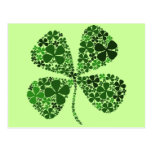 Infinite Luck 4-leaf Clover Postcard
