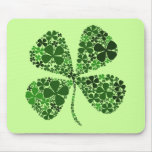 Infinitely Lucky 4-leaf Clover mousepads