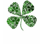 Infinitely Lucky Four Leaf Clover t-shirts