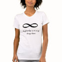 infinity, Infinity is a very long time t-shirts