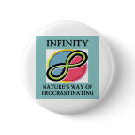 INFINITY math joke buttons