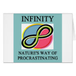 INFINITY math joke cards