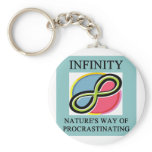 INFINITY math joke keychains