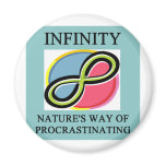 INFINITY math joke magnets