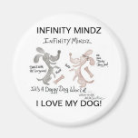 Infinity Mindz "It's A Doggy Dog World!" Fridge Magnets