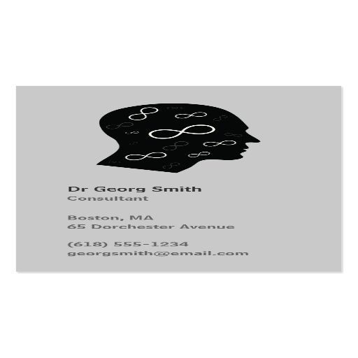 Infinity - Scientist Business Card