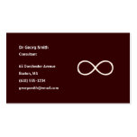 Infinity - Scientist Business Card