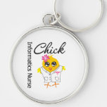 Informatics Nurse Chick v2 Keychain