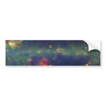Infrared Portrait of the Inner Milky Way Galaxy Bumper Stickers