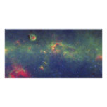 Infrared Portrait of the Inner Milky Way Galaxy photo cards
