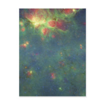 Infrared Portrait of the Inner Milky Way Galaxy Postcards
