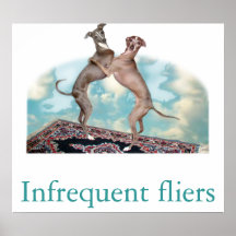 Infrequent fliers print