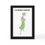 Ingenue Murder Mystery Invitation Card