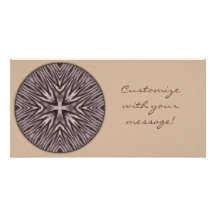 Ingrained Mandala Photo Card