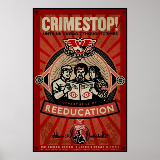 INGSOC 1984 Thoughtcrime Print