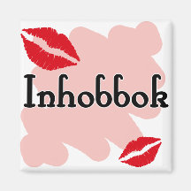 Inhobbok - Maltese I love you Refrigerator Magnet