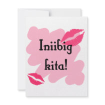 Iniibig kita - Filipino I love you Invitation