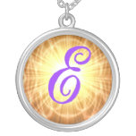 Initial Letter E Pendant