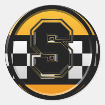 Initial S taxi driver Stickers