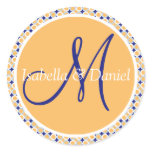 Initial Stickers Custom Wedding Monograms