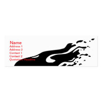 Ink Abstract -Skinny business cards