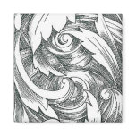 Ink Art Swirl Magnet