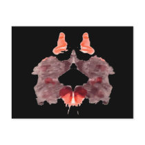 Ink Blot Card #2 - black background