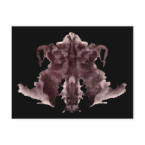 Ink Blot Card #4 - black background