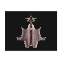 Ink Blot Card #6 - black background