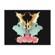 Ink Blot Card #9 - black background