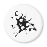 Ink blot magnets