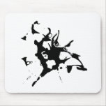 Ink blot mousepad