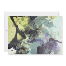 ink collage invitation