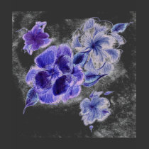 Ink Flowers Dark Shirt