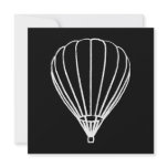 ink hot air balloon invitations