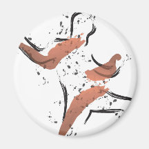 Ink Man Fridge Magnet